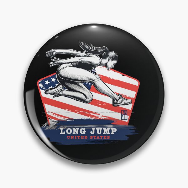 Item preview, LONG JUMP - USA - SPORT SQUAD - 2 designed and sold by ArtProjectShop.