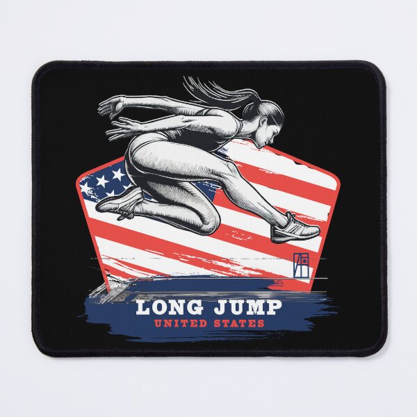 Item preview, LONG JUMP - USA - SPORT SQUAD - 2 designed and sold by ArtProjectShop.