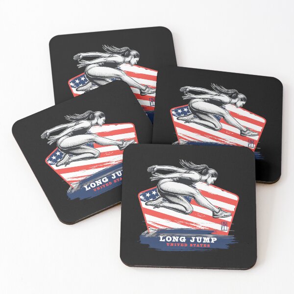 Item preview, LONG JUMP - USA - SPORT SQUAD - 2 designed and sold by ArtProjectShop.