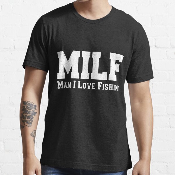 MILF Man I Love Fishing - Ladies / Small / Heather Gray