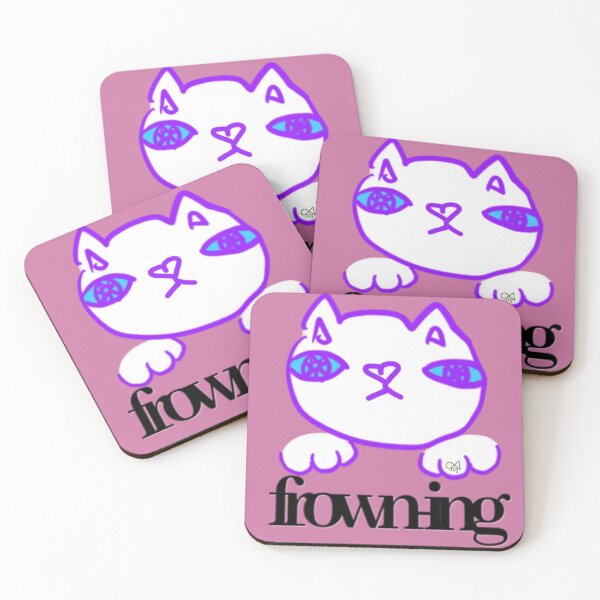 Item preview, LaMaisonOfMY OUI MOI CAT FROWNING-FACED COLLECTION NO.7 PINK designed and sold by LaMaisonOfMY.