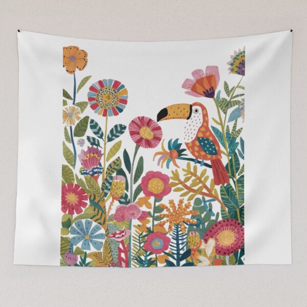 Item preview, Toucan in a garden, Bird, funnyfits70, Humor, Funny designed and sold by FunnyFits70.
