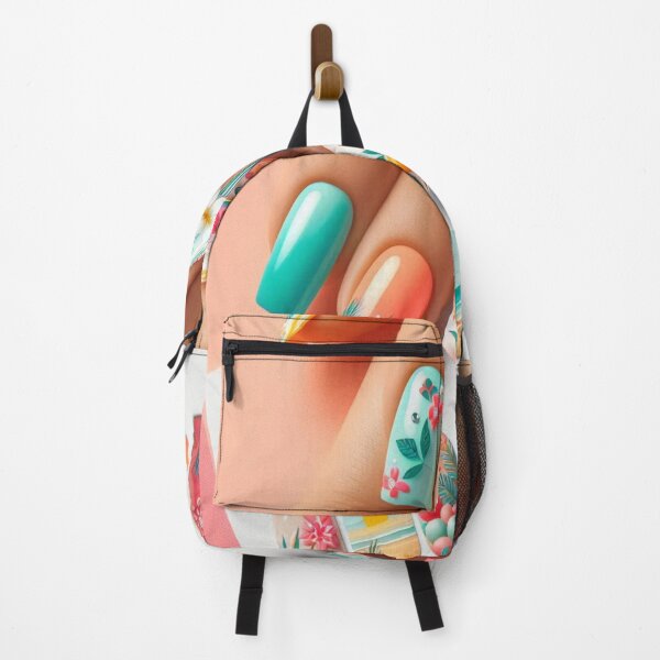 Item preview, Vibrant Summer Nails Art: Trendy Home Decor Design designed and sold by 3IN1digiart.