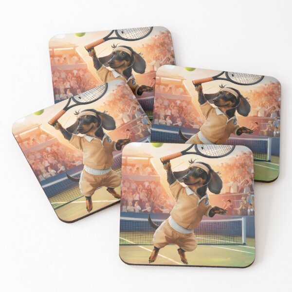 Item preview, Tennis dog. designed and sold by MyHappyArtShop.