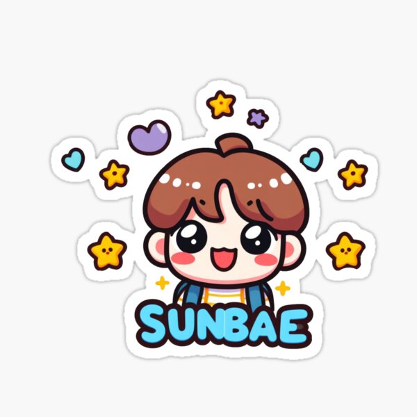 Sunbae K-drama Kawaii Sticker