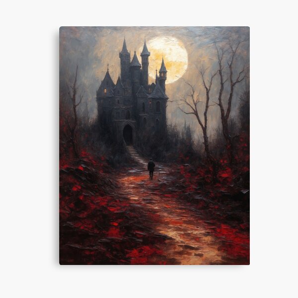 Item preview, Dracula's Haunted Castle designed and sold by darkgothicart.
