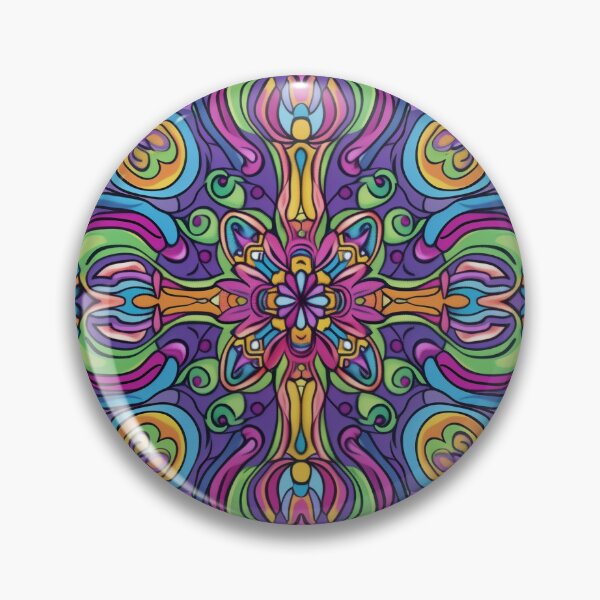 Item preview, bright pattern, designed and sold by GalynaLB.
