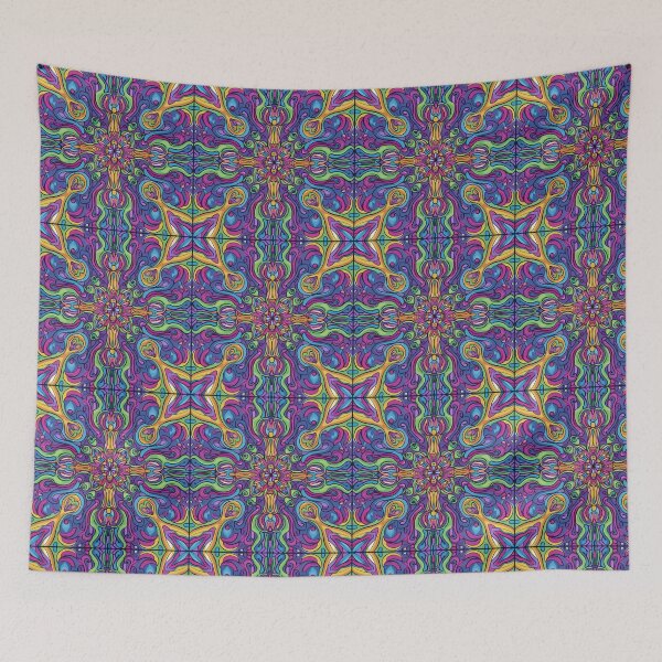 Item preview, bright pattern, designed and sold by GalynaLB.