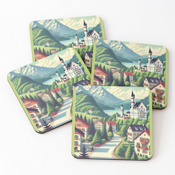 Item preview, BAVARIA GERMANY - Digital Art Poster designed and sold by TravelMarvel.