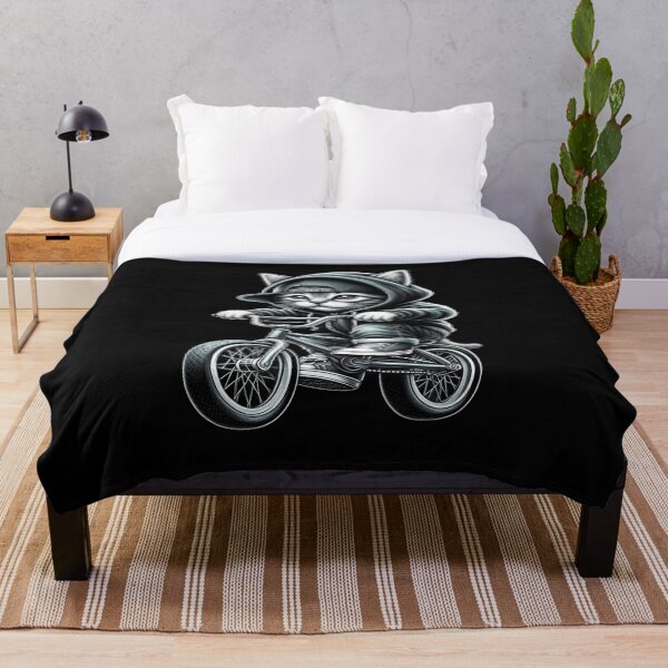 Item preview, Funny cat in a sweatshirt and hat goes crazy on a bike designed and sold by artimplementer.