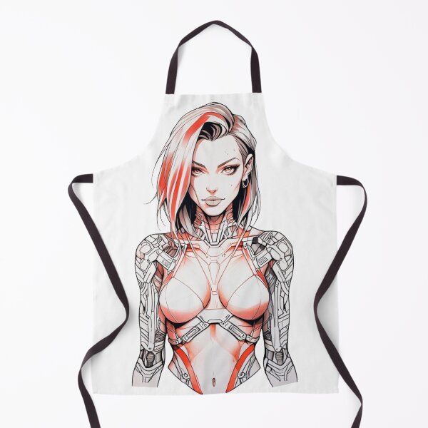 Aperçu de l'œuvre Cyborg Girl créée et vendue par ArtCraftLab.