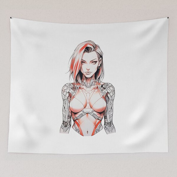 Item preview, Cyborg Girl designed and sold by ArtCraftLab.