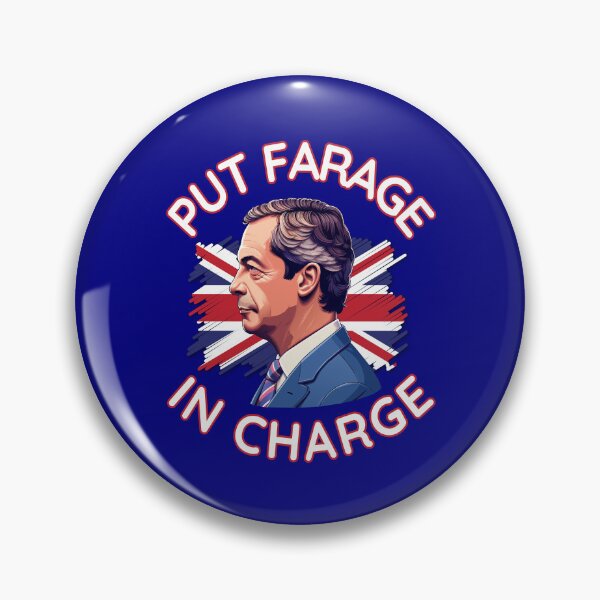 Item preview, Put Farage in Charge - Reform UK Leader Nigel Farage designed and sold by JesterKrewArt.