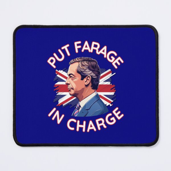 Item preview, Put Farage in Charge - Reform UK Leader Nigel Farage designed and sold by JesterKrewArt.