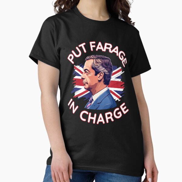 Item preview, Put Farage in Charge - Reform UK Leader Nigel Farage designed and sold by JesterKrewArt.