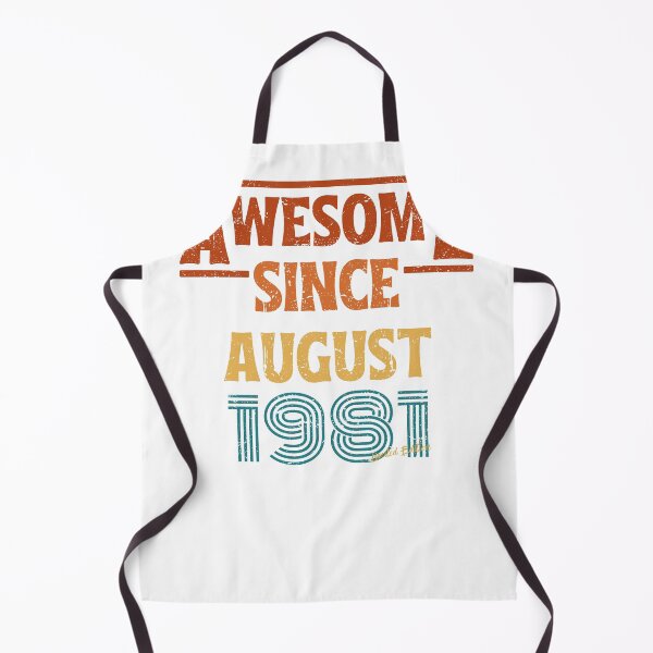 Item preview, August Birthday 1981 Awesome Since August 1981 Retro Vintage Gift designed and sold by CCey.