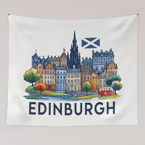 Item preview, Edinburgh Scotland UK designed and sold by WanderlustCoCo.
