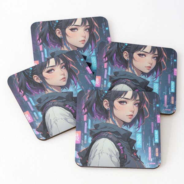 Item preview, Cyberpunk Anime Girl designed and sold by papi1998.