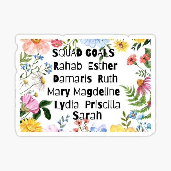 Item preview, Squad Goals -Floral designed and sold by Sonshine-Tees.