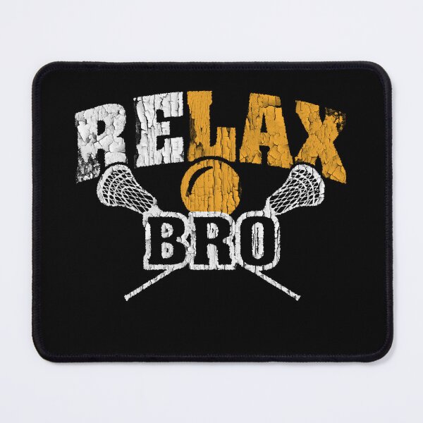 Item preview, RELAX Bro vintage lacrosse player designed and sold by Anouaramer.
