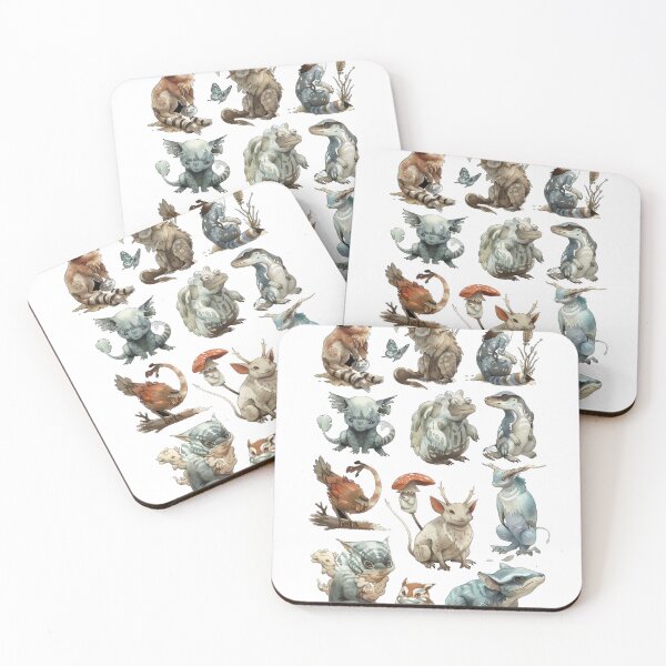 Item preview, Fantasy animals set v2 designed and sold by Stickio.