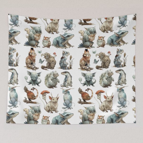 Item preview, Fantasy animals set v2 designed and sold by Stickio.