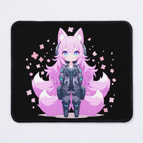 Item preview, Pink Cyber Kitsune designed and sold by A-Artistries.