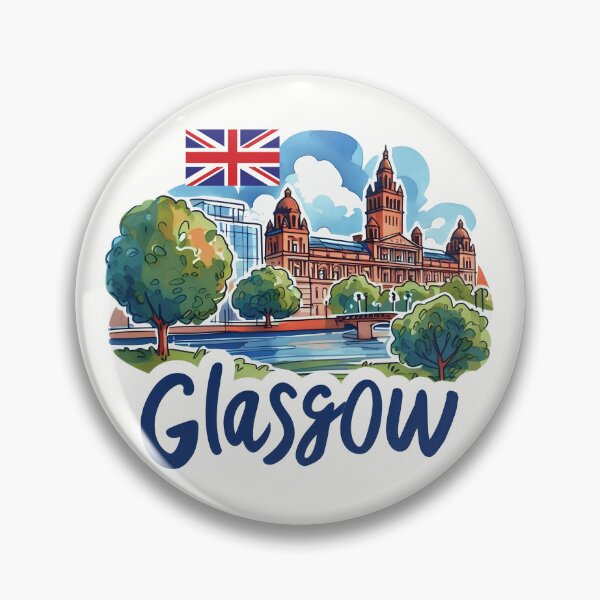 Item preview, Glasgow Scotland UK designed and sold by WanderlustCoCo.