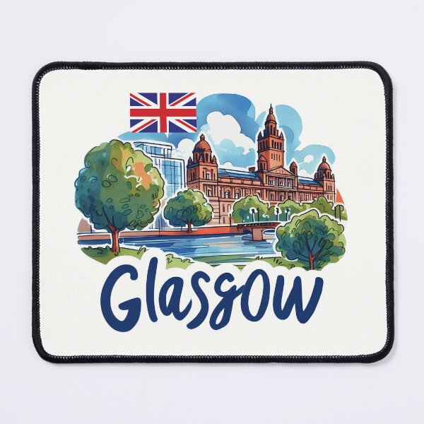 Item preview, Glasgow Scotland UK designed and sold by WanderlustCoCo.