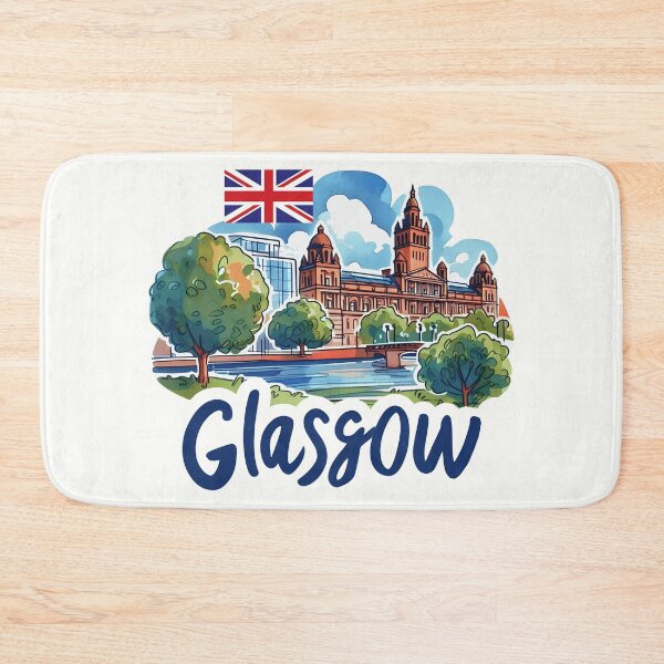 Item preview, Glasgow Scotland UK designed and sold by WanderlustCoCo.