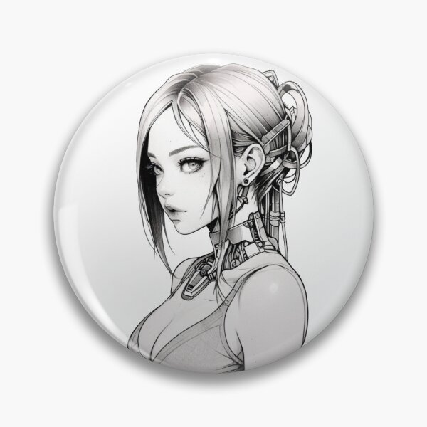 Item preview, Cyborg Girl designed and sold by ArtCraftLab.