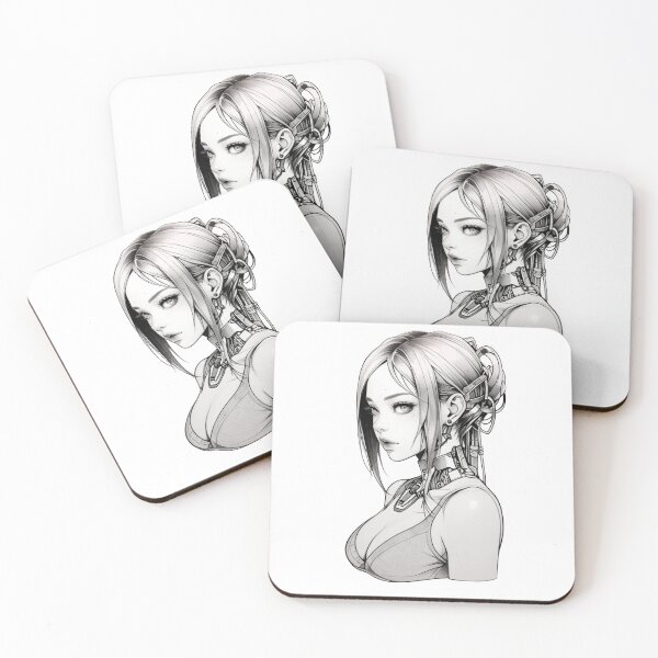 Aperçu de l'œuvre Cyborg Girl créée et vendue par ArtCraftLab.