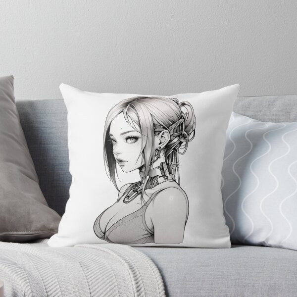 Aperçu de l'œuvre Cyborg Girl créée et vendue par ArtCraftLab.