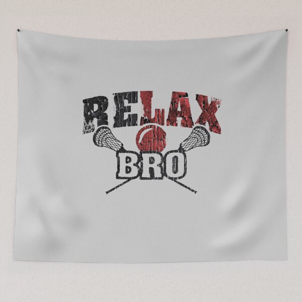 Item preview, RELAX Bro vintage lacrosse player designed and sold by Anouaramer.