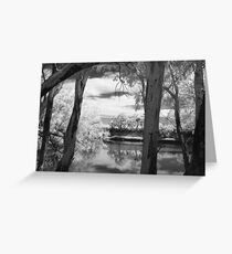 Darling River in IR Greeting Card