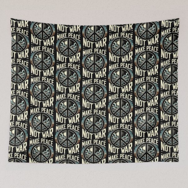 Item preview, Make Peace Not War social awareness designed and sold by Taans-Creation.