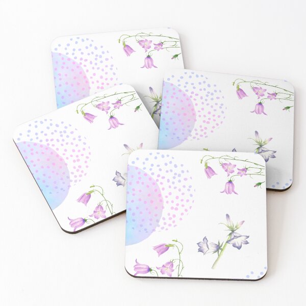 Item preview, Watercolor florals nature flowers bluebells watercolor aquarelle designed and sold by Yarlseri.