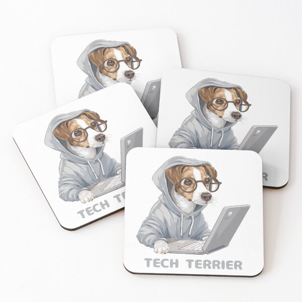 Item preview, Tech Terrier: The Geeky Canine Companion designed and sold by NatureStyle555.