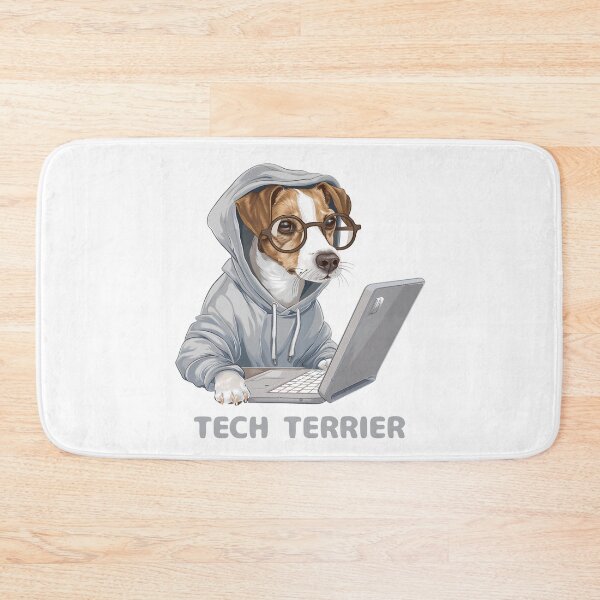 Item preview, Tech Terrier: The Geeky Canine Companion designed and sold by NatureStyle555.