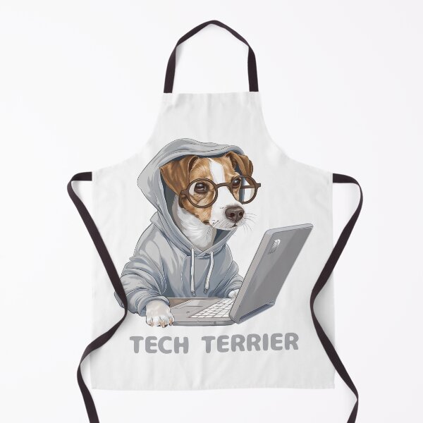 Item preview, Tech Terrier: The Geeky Canine Companion designed and sold by NatureStyle555.