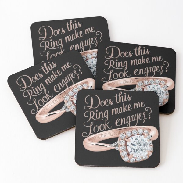 Item preview, "THIS RING MAKE ME LOOK ENGAGED ".FUNNY ENGAGED  designed and sold by Obinne.