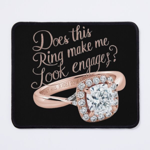 Item preview, "THIS RING MAKE ME LOOK ENGAGED ".FUNNY ENGAGED  designed and sold by Obinne.
