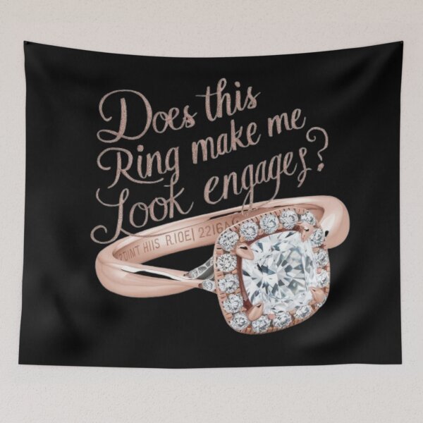 Item preview, "THIS RING MAKE ME LOOK ENGAGED ".FUNNY ENGAGED  designed and sold by Obinne.