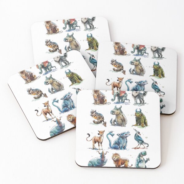 Item preview, Fantasy animals set v7 designed and sold by Stickio.