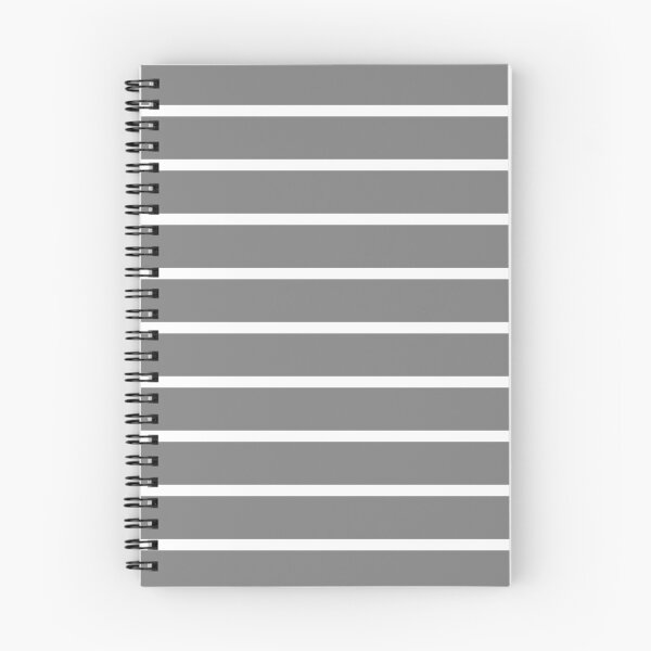Item preview, Gray and Thin White Horizontal Stripes designed and sold by starrylite.