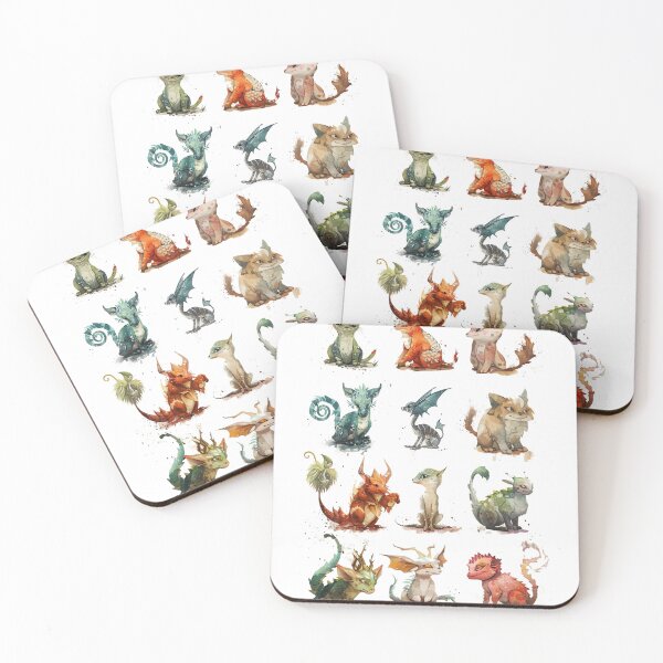 Item preview, Fantasy animals set v10 designed and sold by Stickio.