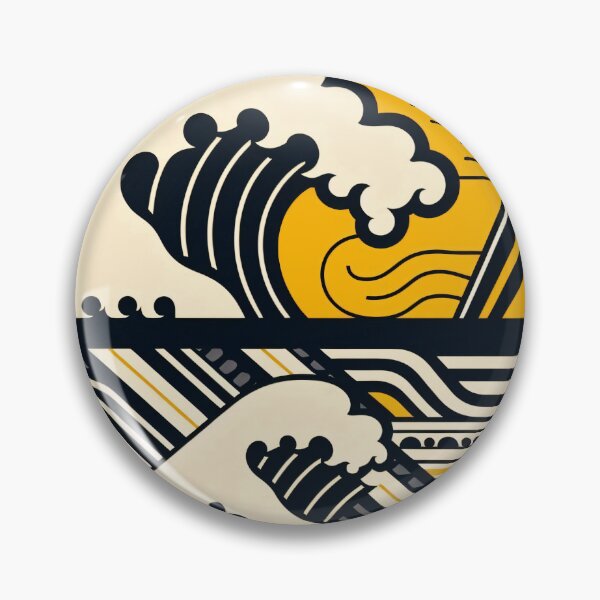 Item preview, The Great Wave of Ramen: A bowl of Japanese noodles in a classic woodblock  designed and sold by zoughlal.