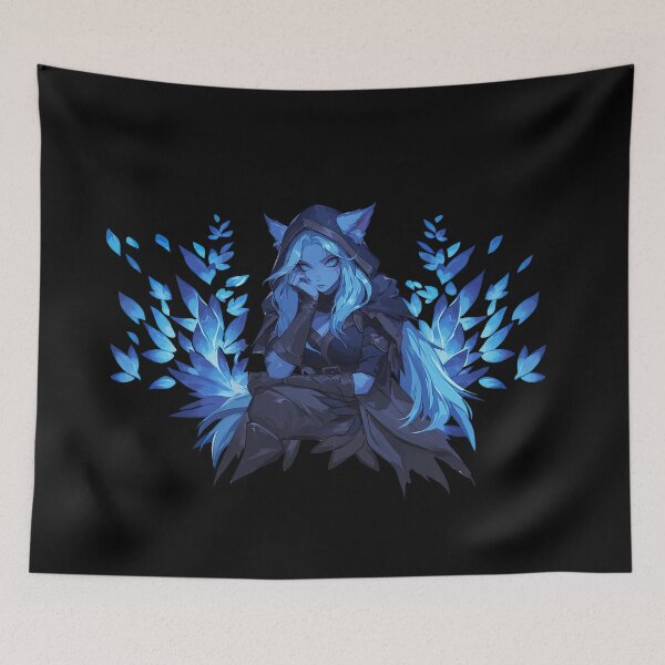 Item preview, Miqo in blue designed and sold by A-Artistries.