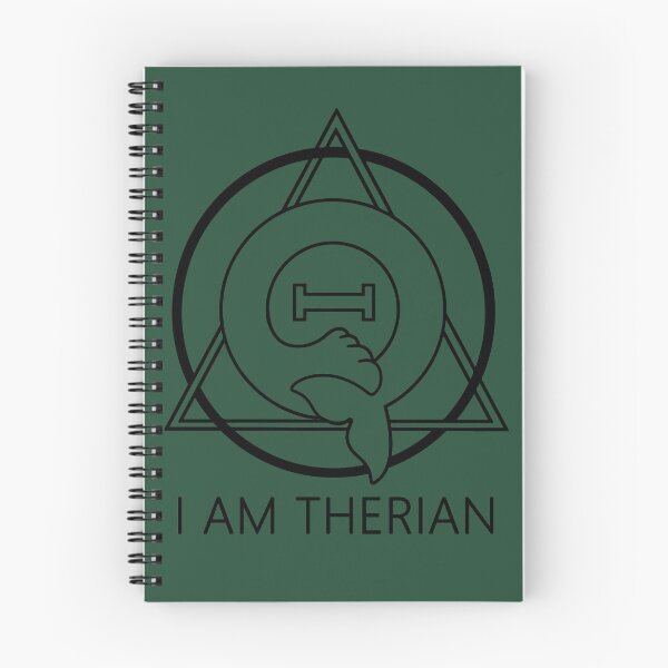 Item preview, PD (ytb) Theta-Delta Therian Symbol BLACK "I AM THERIAN" designed and sold by PD Therian.