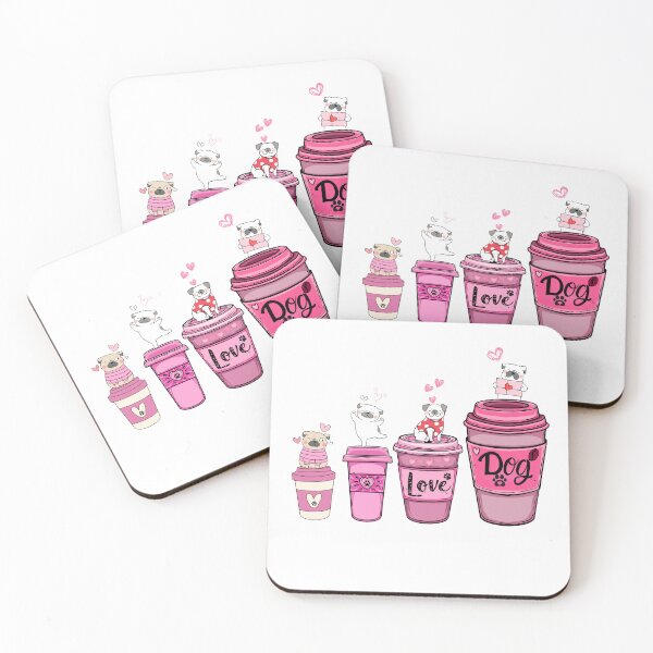 Item preview, Coffee and dogs designed and sold by Alinarosa.